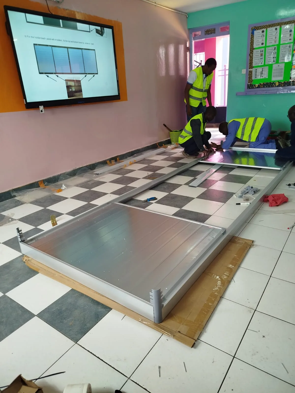 Sliding Board Installation